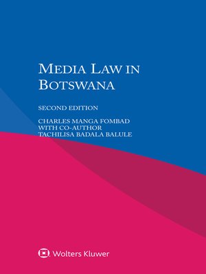cover image of Media Law in Botswana